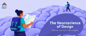 The Neuroscience of Design - Werner van Zyl‘s Talk Insights. Designers navigating the brain infographic
